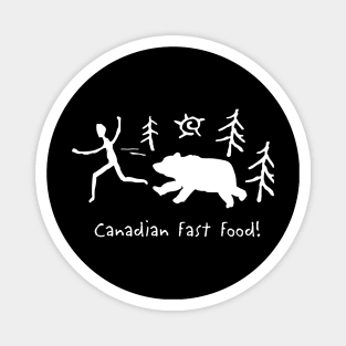 Canadian Fast Food Magnet